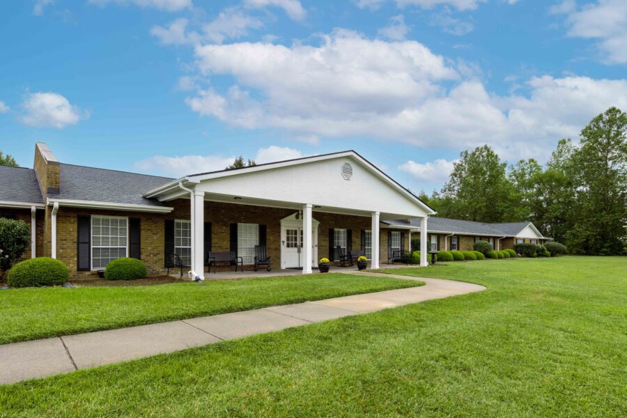Assisted Living in Pinetown. The Pines at Pinetown Assisted Living - Building Front